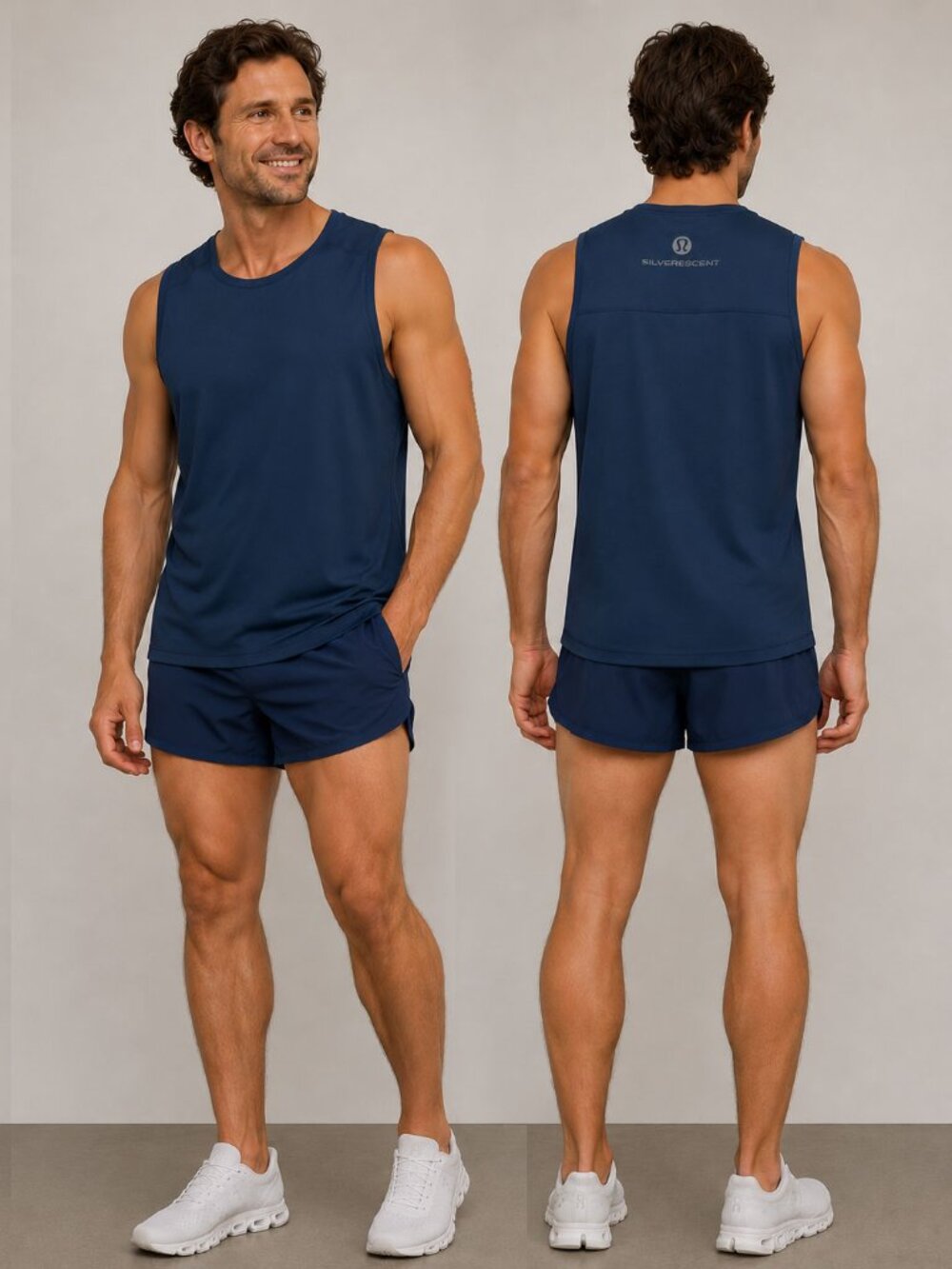 Lululemon Men's Silverescent Sleeveless Performance Top - Size Small